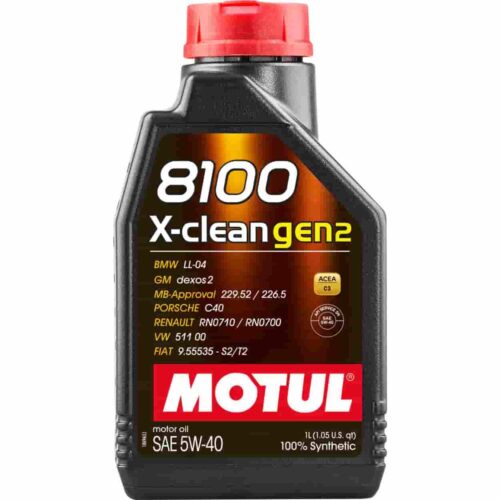 MOTUL 8100 X-CLEAN GEN2 5W-40